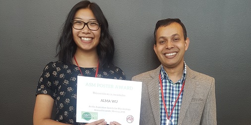 Antibiotic resistance researcher wins poster prize