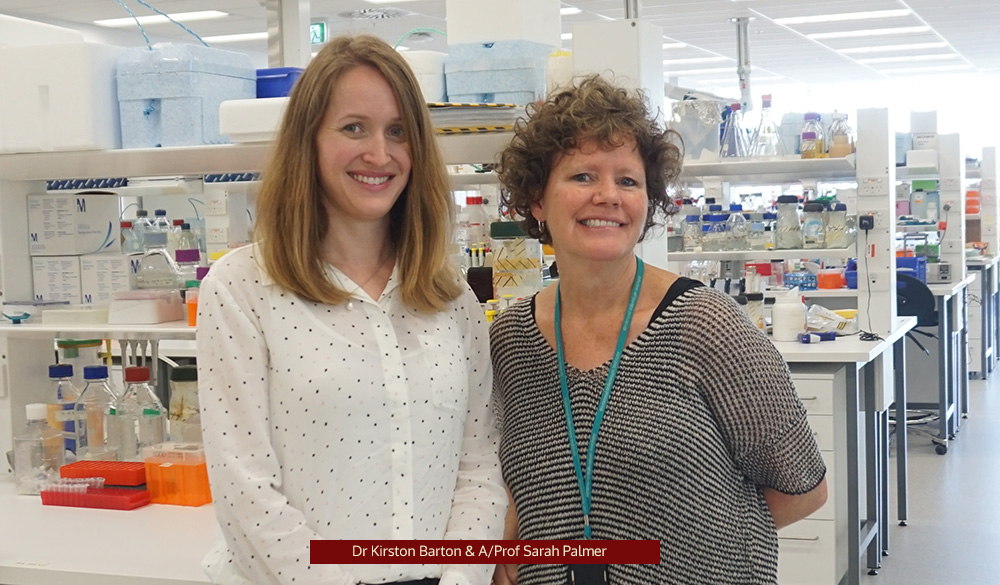 Dr Kirston Barton and A/Prof Sarah Palmer