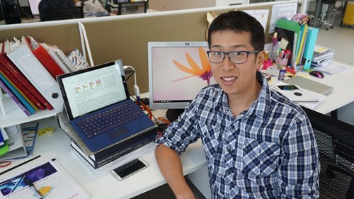 Dr Lawrence Ong is studying the role of vitamin D in multiple sclerosis